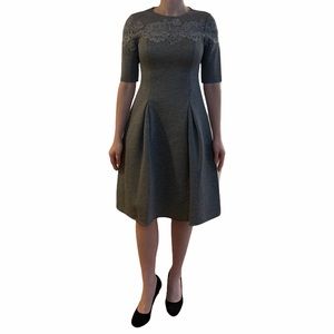 Teri Jon Lace Detail Dress